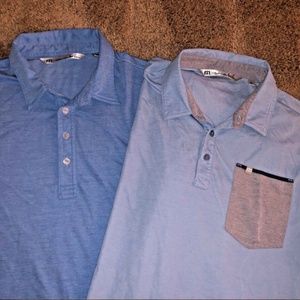 Travis Mathew TM Lot of 2 Golf Polo Shirts
